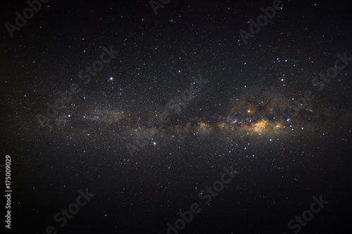Zdjęcie XXL Gwiaździste nocne niebo, galaktyka Drogi Mlecznej z gwiazdami i kosmiczny pył we wszechświecie