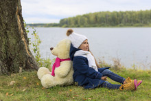 Girl With Teddy Bear