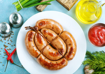 Wall Mural - sausages