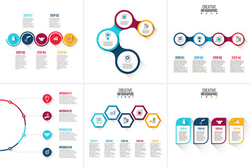 Wall Mural - Business data visualization.