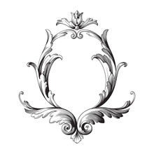 Classical Baroque Ornament Vector 
