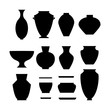 pottery icon set