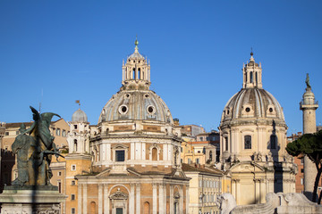 Poster - Santa Maria di Loreto and Most Holy Name of Mary in Rome, Italy