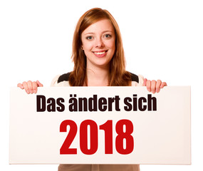 Canvas Print - Das ändert sich 2018