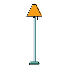 Poster - house lamp isolated icon