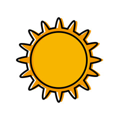 Poster - Sun isolated symbol icon vector illustration graphic design