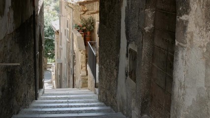 Wall Mural - view of the alleys of an ancient village