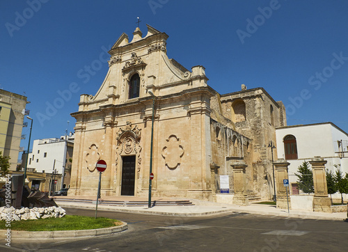 Fotografie, Obraz Santa Maria delle Grazie church. Galatina, Apulia, Italy.