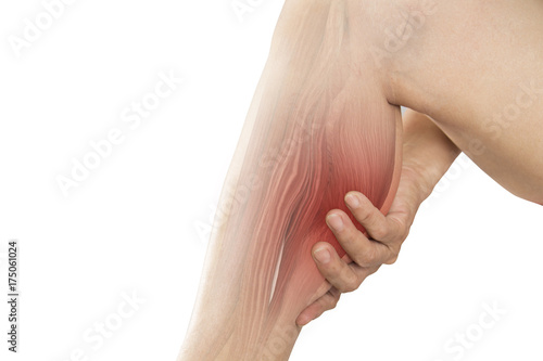 calf muscle pain Fototapet
