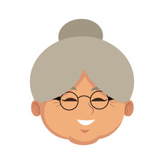 Poster - Cute grandmother cartoon icon vector illustration graphic design