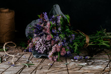 Bouquet Of Purple Wildflowers