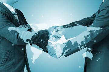 Wall Mural - Business handshake