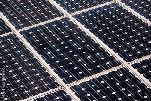 Zdjęcie XXL Panele fotoelektryczne paneli słonecznych