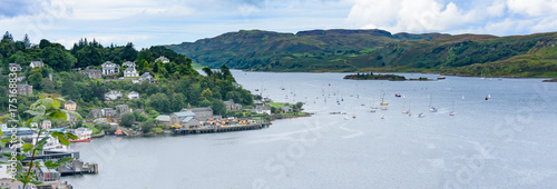 Fotomural Oban Bay from McCaig's Tower in Oban, Scotland