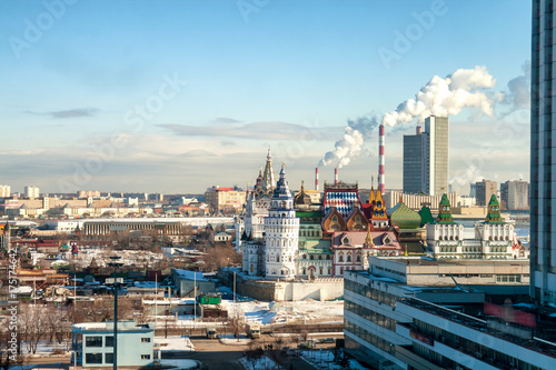 Zdjęcie XXL Panoramę Moskwy