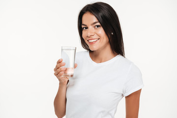 Poster - Portrait of a young smiling woman