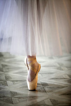 Beautiful Legs Of Dancer In Pointe