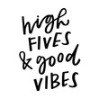 High fives and good vibes