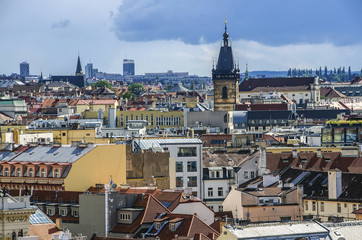 Canvas Print - panorama of Prague