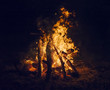 © Photographer Christian B/Stocksy - Campfire at night