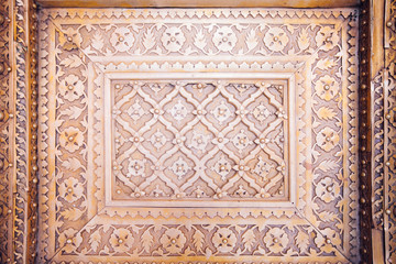 Wall Mural - Old Golden Doors of the Jaipur City Palace