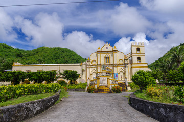 Wall Mural - San Jose de Obrero Church view from road, Batanes