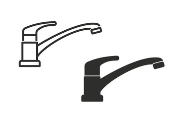 Wall Mural - Faucet vector icon.