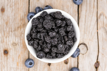 Wall Mural - Portion of Dried Blueberries