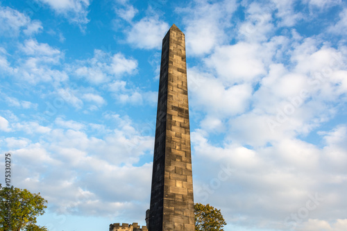 Plakat Obelisk na Old Burton Ground w Edynburgu
