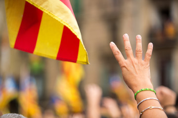 Manifestaciones en contra de la violencia policial en Catalunya
