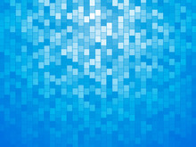 Abstract Blue Tile Background