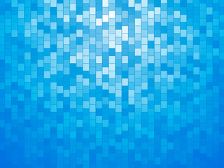 Sticker - abstract blue tile background