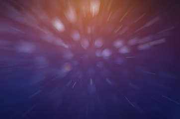 Blue bokeh abstract background.