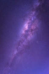 Wall Mural - the milky way in night sky background.