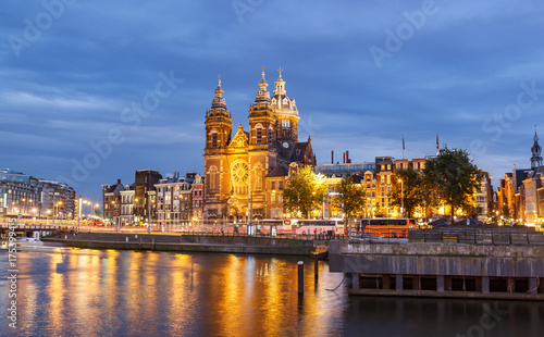 Zdjęcie XXL Kościół św Mikołaja w Amsterdamie Holandia