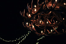 Chandelier Made Of Antlers