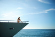 © gabrieldiaz/Stocksy - beautiful woman has a rest on the yacht