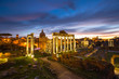 Roman forum landmark of Rome