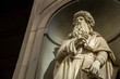 © hin255 - Leonardo da vinci statue artist in Florence city ,Italy.