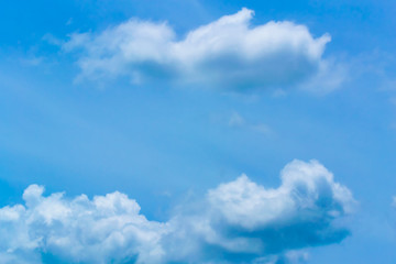 Cloud clear sky for background.