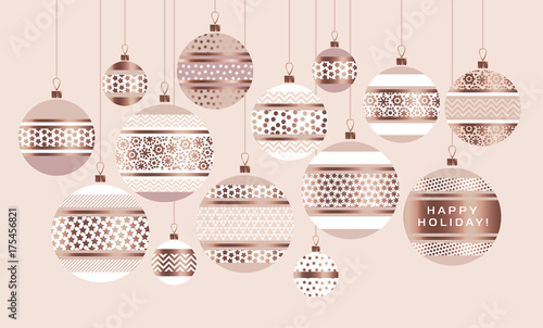 gold metal bauble ornament ...