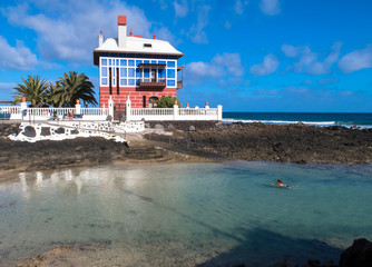 Piscina natural. Lanzarote