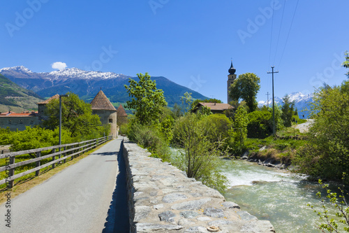 Foto Südtirol- Impressionen, Altstadt, Glurns im Vinschgau, (Stadtmauer)