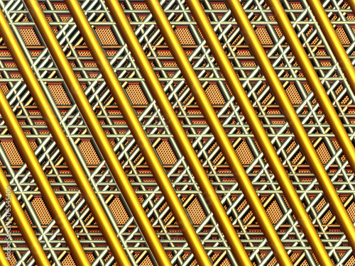 Zdjęcie XXL Abstrakcjonistycznego fractal tła kierowana komputerowo 3D ilustracja