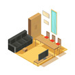 © Macrovector - Room Furniture Isometric Composition