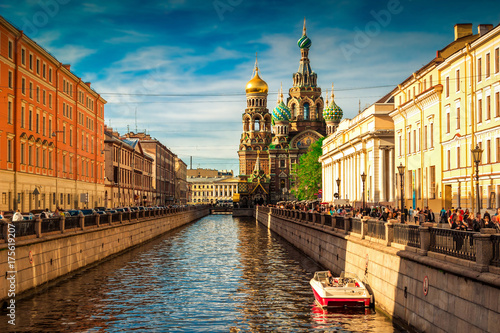 Cuadros en Lienzo Church of the Savior on Spilled Blood in Saint Petersburg, Russia