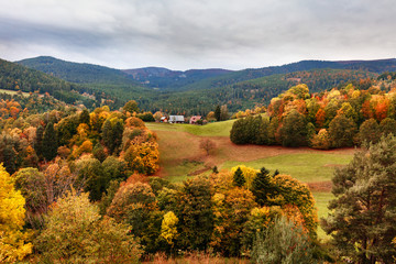  Automne dans les montagnes Vosges Alsace