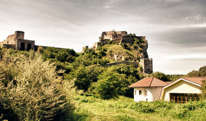 Canvas Print - Architecture of Bratislava, summer season