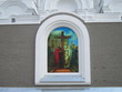 Картина на религиозную тему на стене православного храма