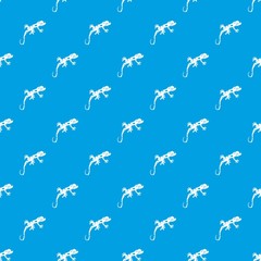 Sticker - Chameleon pattern seamless blue